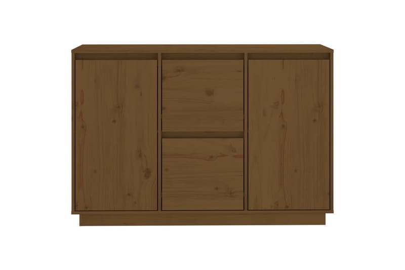 beBasic Skänk honungsbrun 111x34x75 cm massiv furu - Brown - Förvaring - Förvaringsmöbler - Sideboard & skänk