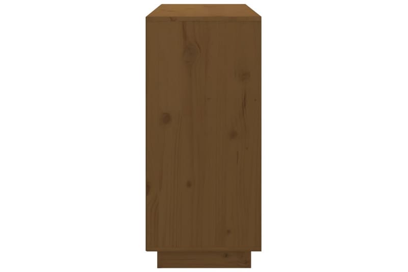 beBasic Skänk honungsbrun 111x34x75 cm massiv furu - Brown - Förvaring - Förvaringsmöbler - Sideboard & skänk