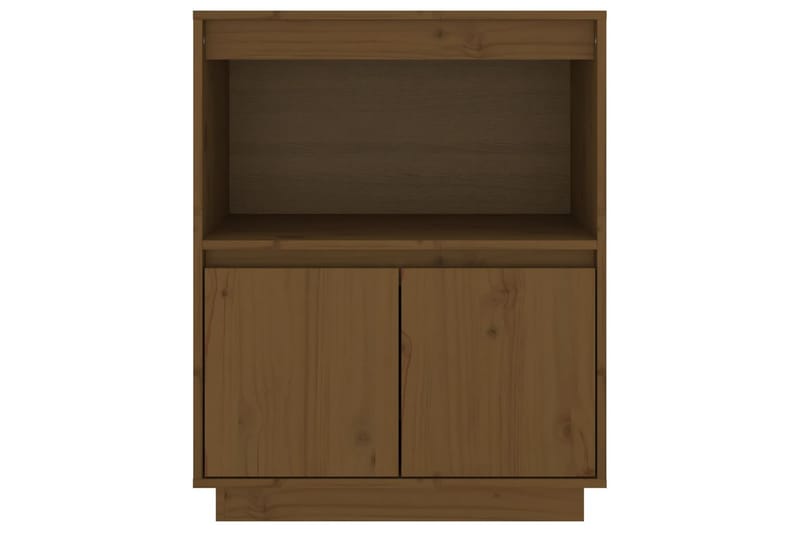 beBasic Skänk honungsbrun 60x34x75 cm massiv furu - Brown - Sideboard & skänk