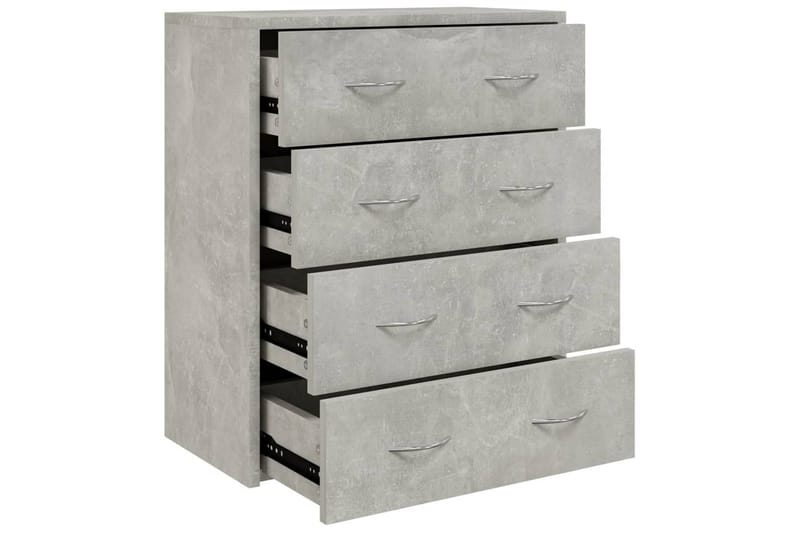 beBasic Skänk med 4 lådor 60x30,5x71 cm betonggrå - Grey - Förvaring - Förvaringsmöbler - Sideboard & skänk