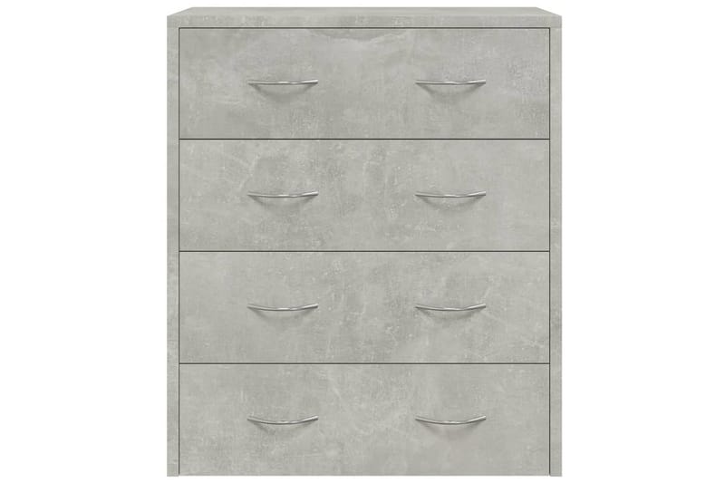 beBasic Skänk med 4 lådor 60x30,5x71 cm betonggrå - Grey - Sideboard & skänk