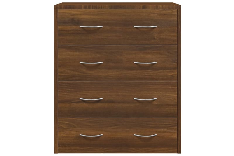 beBasic Skänk med 4 lådor 60x30,5x71 cm brun ek - Brown - Förvaring - Förvaringsmöbler - Sideboard & skänk