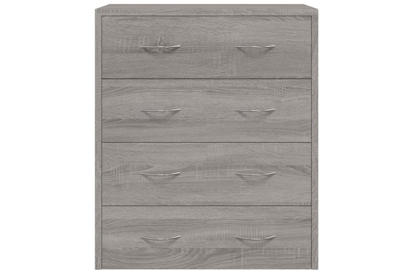beBasic Skänk med 4 lådor 60x30,5x71 cm grå sonoma - Grey - Förvaring - Förvaringsmöbler - Sideboard & skänk