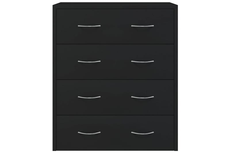 beBasic Skänk med 4 lådor 60x30,5x71 cm svart - Black - Sideboard & skänk