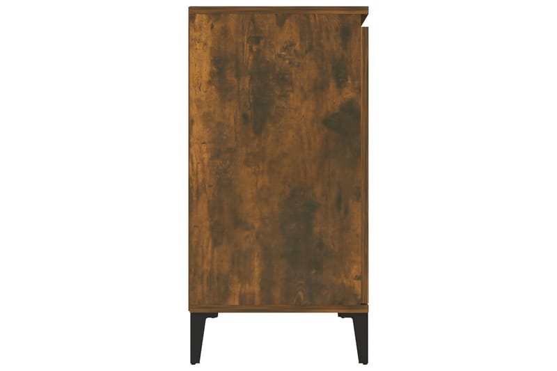 beBasic Skänk rökfärgad ek 104x35x70 cm konstruerat trä - Brown - Sideboard & skänk