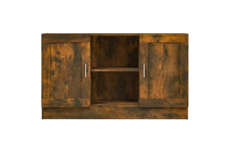 beBasic Skänk rökfärgad ek 120x30,5x70 cm konstruerat trä - Brown - Förvaring - Förvaringsmöbler - Sideboard & skänk