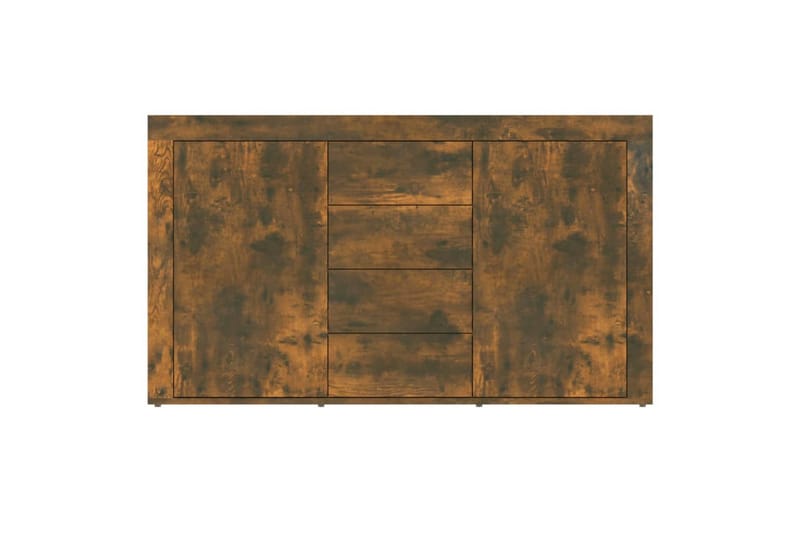 beBasic Skänk rökfärgad ek 120x36x69 cm konstruerat trä - Brown - Förvaring - Förvaringsmöbler - Sideboard & skänk