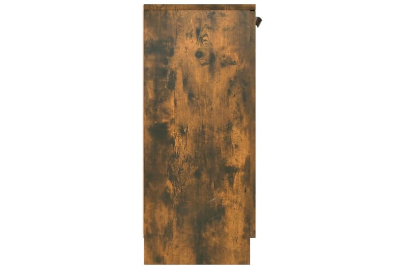 beBasic Skänk rökfärgad ek 60x30x70 cm konstruerat trä - Brown - Förvaring - Förvaringsmöbler - Sideboard & skänk