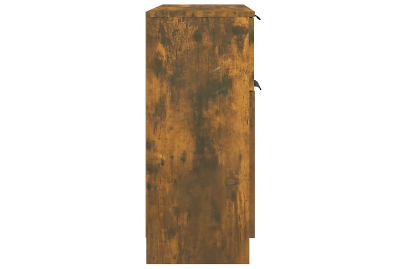 beBasic Skänk rökfärgad ek 60x30x70 cm konstruerat trä - Brown - Förvaring - Förvaringsmöbler - Sideboard & skänk