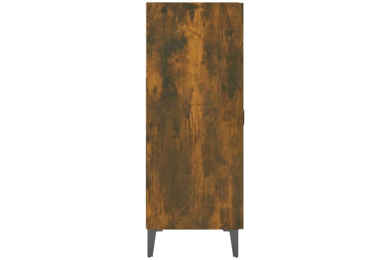 beBasic Skänk rökfärgad ek 69,5x34x90 cm konstruerat trä - Brown - Sideboard & skänk