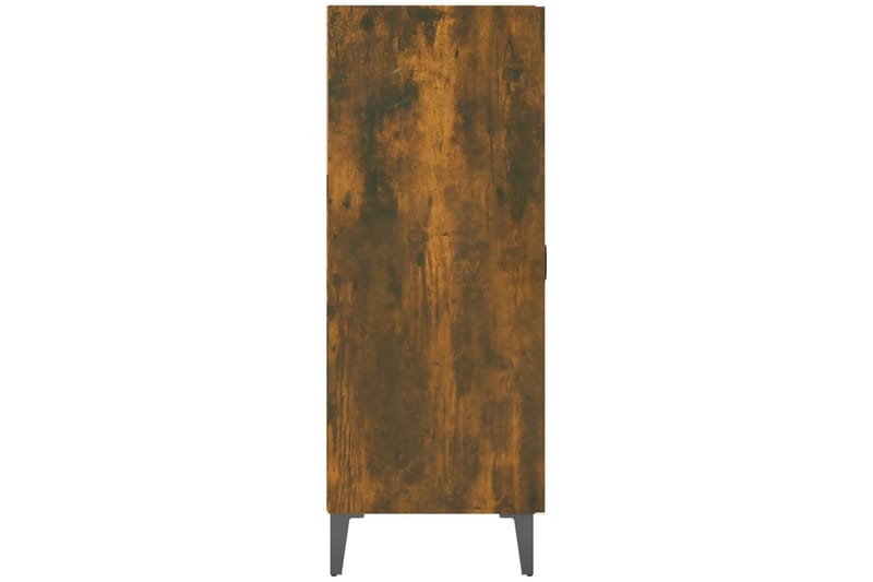beBasic Skänk rökfärgad ek 69,5x34x90 cm konstruerat trä - Brown - Förvaring - Förvaringsmöbler - Sideboard & skänk