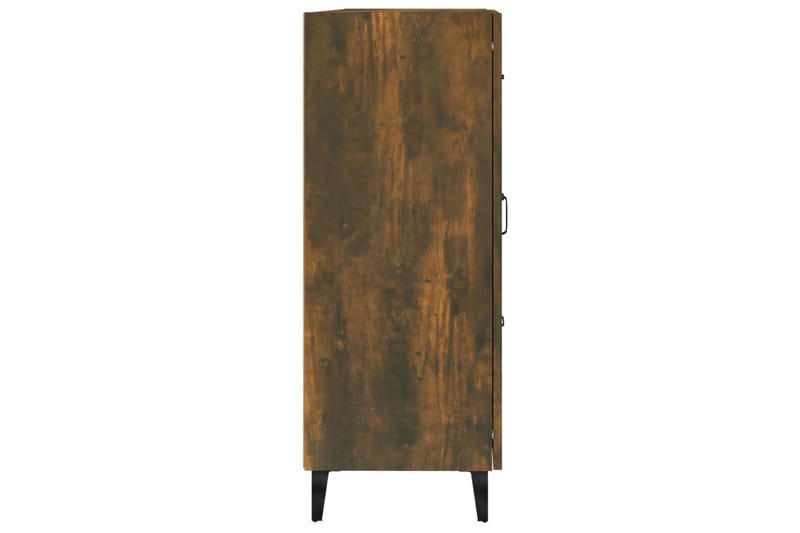 beBasic Skänk rökfärgad ek 69,5x34x90 cm konstruerat trä - Brown - Förvaring - Förvaringsmöbler - Sideboard & skänk