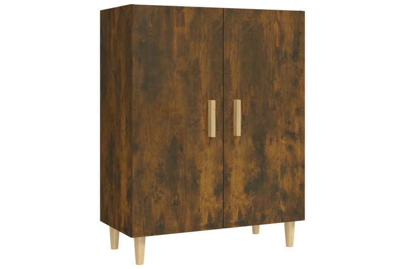beBasic Skänk rökfärgad ek 70x34x90 cm konstruerat trä - Brown - Förvaring - Förvaringsmöbler - Sideboard & skänk