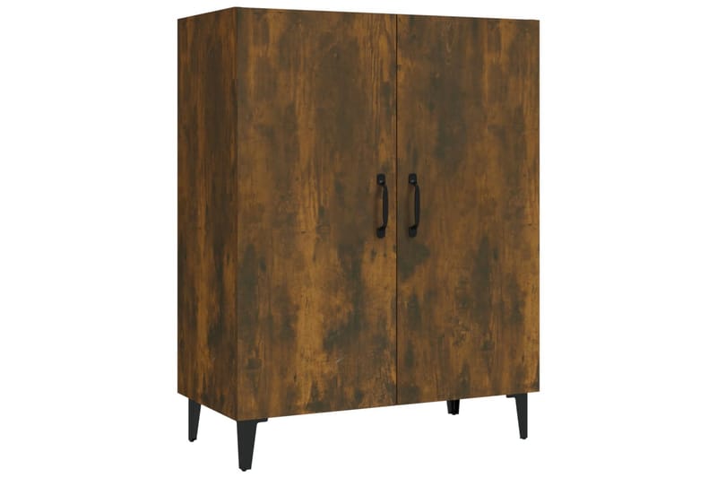 beBasic Skänk rökfärgad ek 70x34x90 cm konstruerat trä - Brown - Förvaring - Förvaringsmöbler - Sideboard & skänk