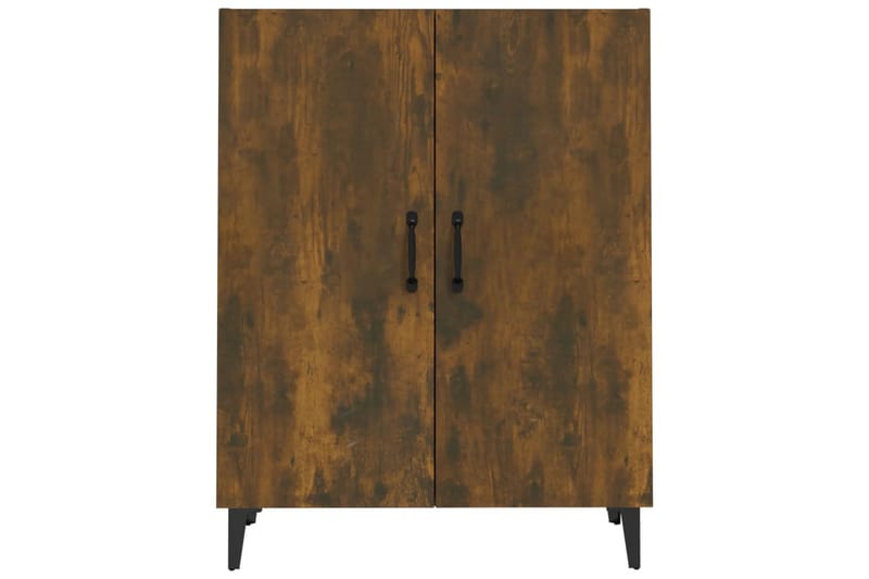 beBasic Skänk rökfärgad ek 70x34x90 cm konstruerat trä - Brown - Förvaring - Förvaringsmöbler - Sideboard & skänk