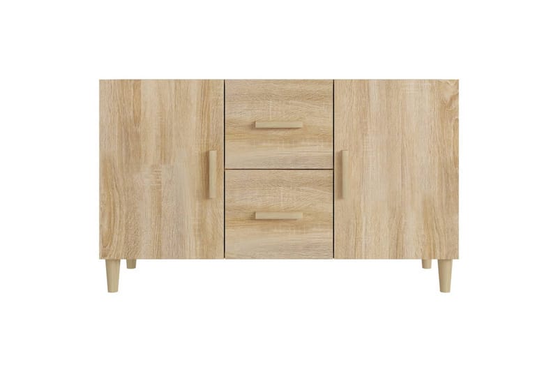 beBasic Skänk sonoma-ek 100x36x60 cm konstruerat trä - Brown - Förvaring - Förvaringsmöbler - Sideboard & skänk