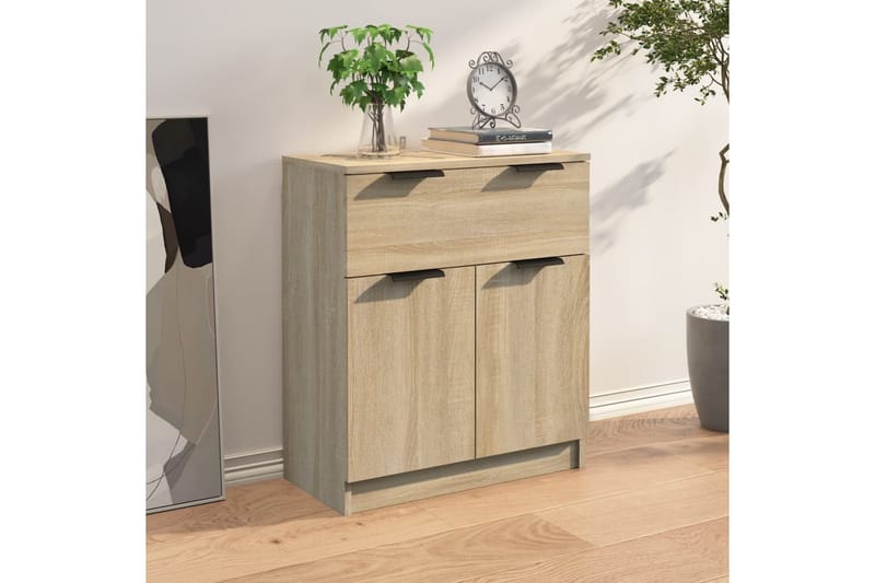 beBasic Skänk sonoma-ek 30x40x70 cm konstruerat trä - Brown - Förvaring - Förvaringsmöbler - Sideboard & skänk