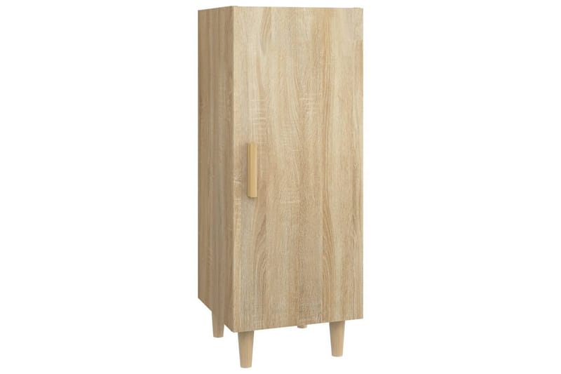 beBasic Skänk sonoma-ek 34,5x34x90 cm konstruerat trä - Brown - Förvaring - Förvaringsmöbler - Sideboard & skänk