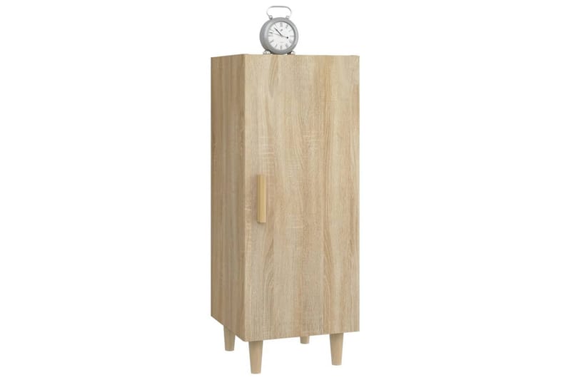 beBasic Skänk sonoma-ek 34,5x34x90 cm konstruerat trä - Brown - Förvaring - Förvaringsmöbler - Sideboard & skänk