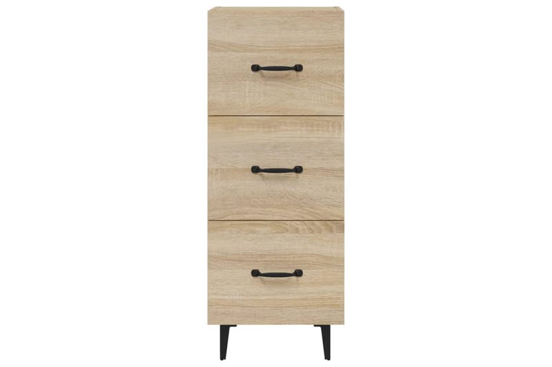 beBasic Skänk sonoma-ek 34,5x34x90 cm konstruerat trä - Brown - Förvaring - Förvaringsmöbler - Sideboard & skänk