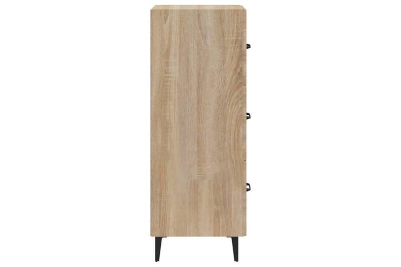 beBasic Skänk sonoma-ek 34,5x34x90 cm konstruerat trä - Brown - Förvaring - Förvaringsmöbler - Sideboard & skänk