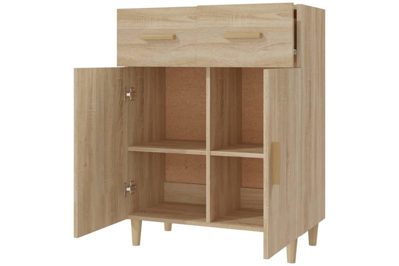 beBasic Skänk sonoma-ek 69,5x34x89 cm konstruerat trä - Brown - Förvaring - Förvaringsmöbler - Sideboard & skänk