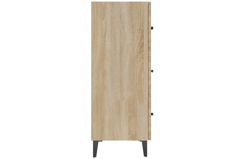 beBasic Skänk sonoma-ek 69,5x34x90 cm konstruerat trä - Brown - Sideboard & skänk