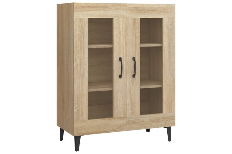 beBasic Skänk sonoma-ek 69,5x34x90 cm konstruerat trä - Brown - Förvaring - Förvaringsmöbler - Sideboard & skänk
