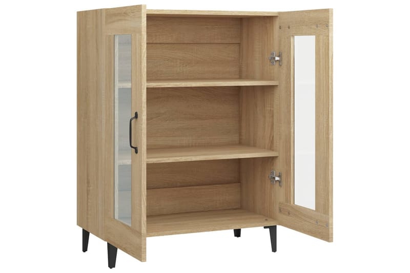 beBasic Skänk sonoma-ek 69,5x34x90 cm konstruerat trä - Brown - Förvaring - Förvaringsmöbler - Sideboard & skänk