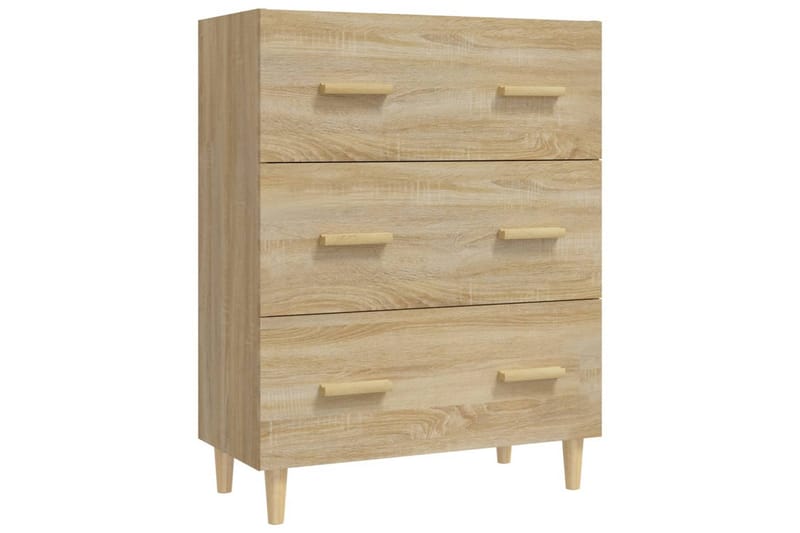 beBasic Skänk sonoma-ek 70x34x90 cm konstruerat trä - Brown - Förvaring - Förvaringsmöbler - Sideboard & skänk