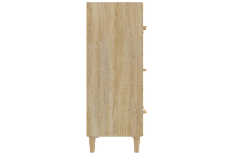 beBasic Skänk sonoma-ek 70x34x90 cm konstruerat trä - Brown - Förvaring - Förvaringsmöbler - Sideboard & skänk