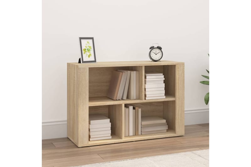 beBasic Skänk sonoma-ek 80x30x54 cm konstruerat trä - Brown - Förvaring - Förvaringsmöbler - Sideboard & skänk