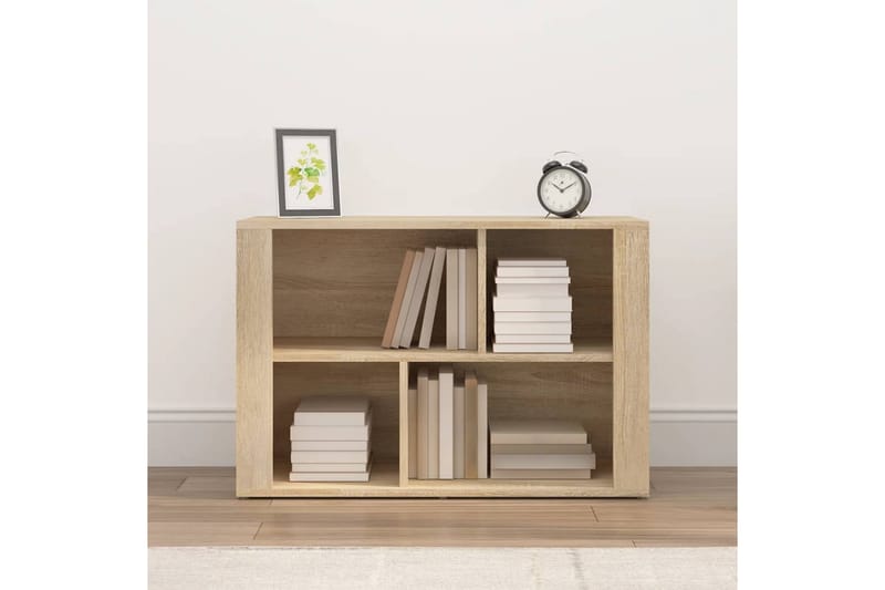 beBasic Skänk sonoma-ek 80x30x54 cm konstruerat trä - Brown - Förvaring - Förvaringsmöbler - Sideboard & skänk