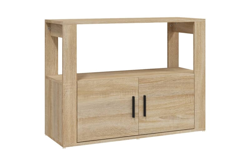 beBasic Skänk sonoma-ek 80x30x60 cm konstruerat trä - Brown - Förvaring - Förvaringsmöbler - Sideboard & skänk