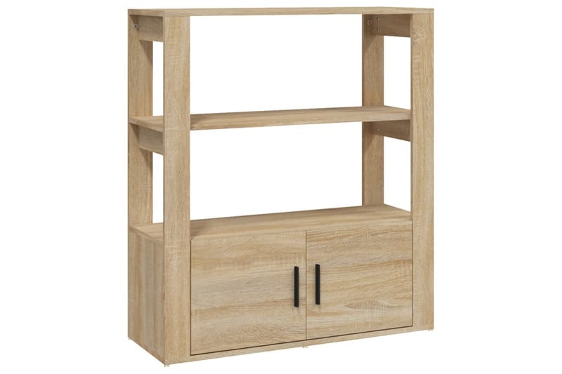 beBasic Skänk sonoma-ek 80x30x90 cm konstruerat trä - Brown - Förvaring - Förvaringsmöbler - Sideboard & skänk