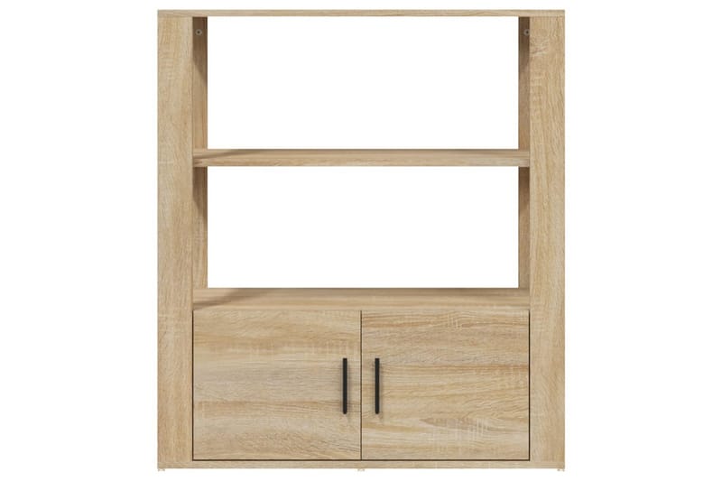 beBasic Skänk sonoma-ek 80x30x90 cm konstruerat trä - Brown - Förvaring - Förvaringsmöbler - Sideboard & skänk