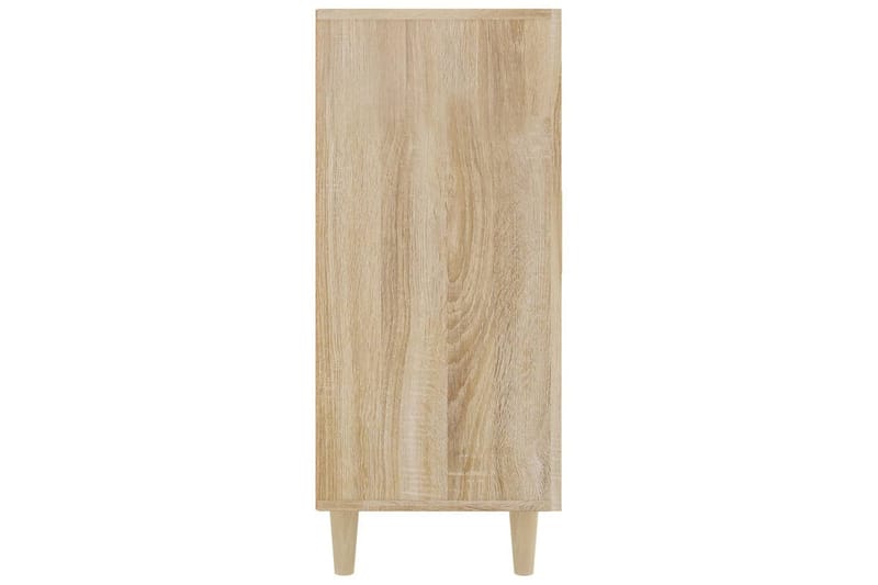 beBasic Skänk sonoma-ek 90x34x80 cm konstruerat trä - Brown - Förvaring - Förvaringsmöbler - Sideboard & skänk
