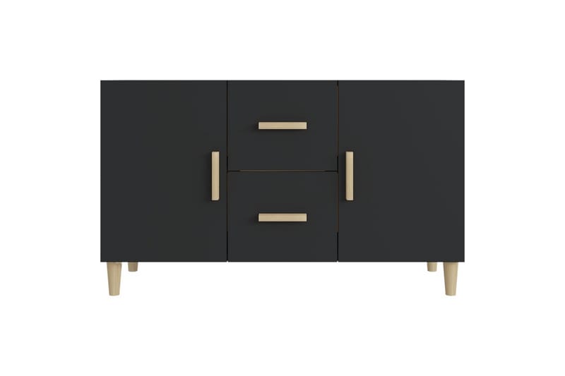 beBasic Skänk svart 100x36x60 cm konstruerat trä - Black - Sideboard & skänk