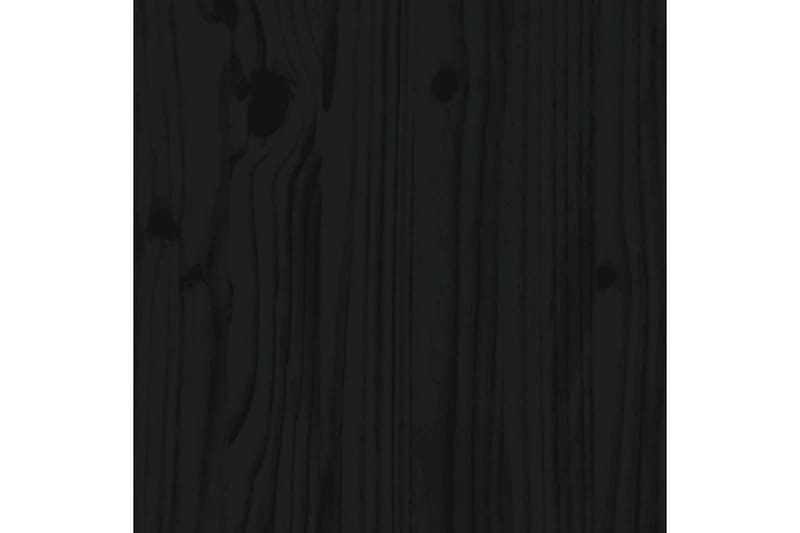 beBasic Skänk svart 110x40x78 cm massiv furu - Black - Förvaring - Förvaringsmöbler - Sideboard & skänk