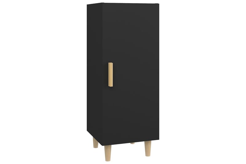beBasic Skänk svart 34,5x34x90 cm konstruerat trä - Black - Förvaring - Förvaringsmöbler - Sideboard & skänk