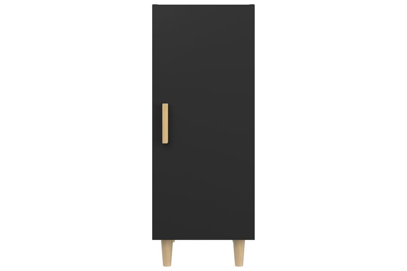 beBasic Skänk svart 34,5x34x90 cm konstruerat trä - Black - Förvaring - Förvaringsmöbler - Sideboard & skänk