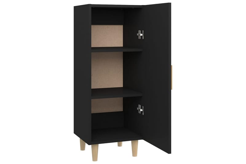 beBasic Skänk svart 34,5x34x90 cm konstruerat trä - Black - Förvaring - Förvaringsmöbler - Sideboard & skänk
