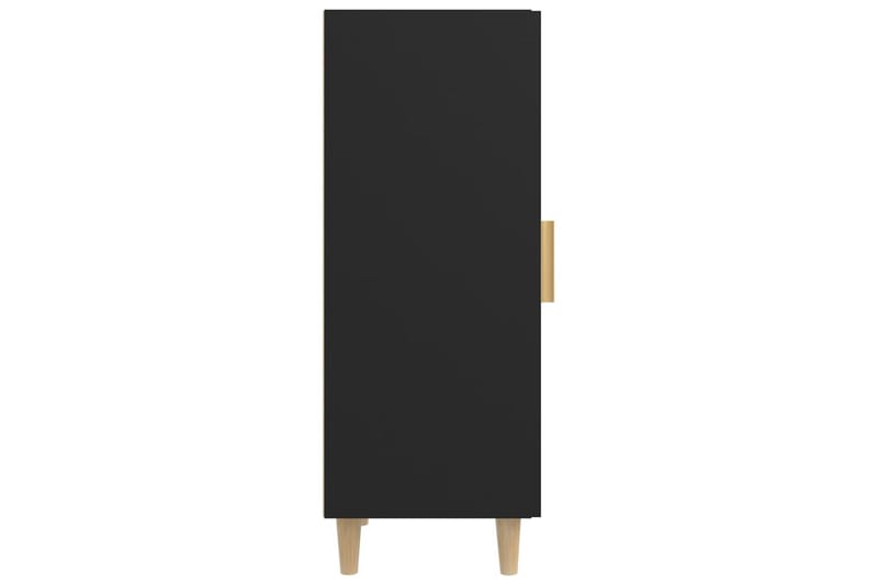 beBasic Skänk svart 34,5x34x90 cm konstruerat trä - Black - Förvaring - Förvaringsmöbler - Sideboard & skänk