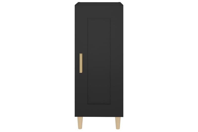 beBasic Skänk svart 34,5x34x90 cm konstruerat trä - Black - Förvaring - Förvaringsmöbler - Sideboard & skänk