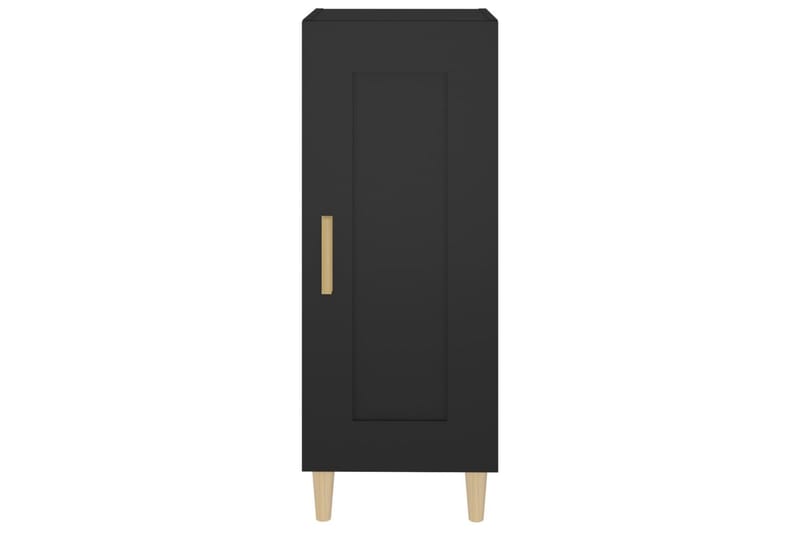 beBasic Skänk svart 34,5x34x90 cm konstruerat trä - Black - Sideboard & skänk