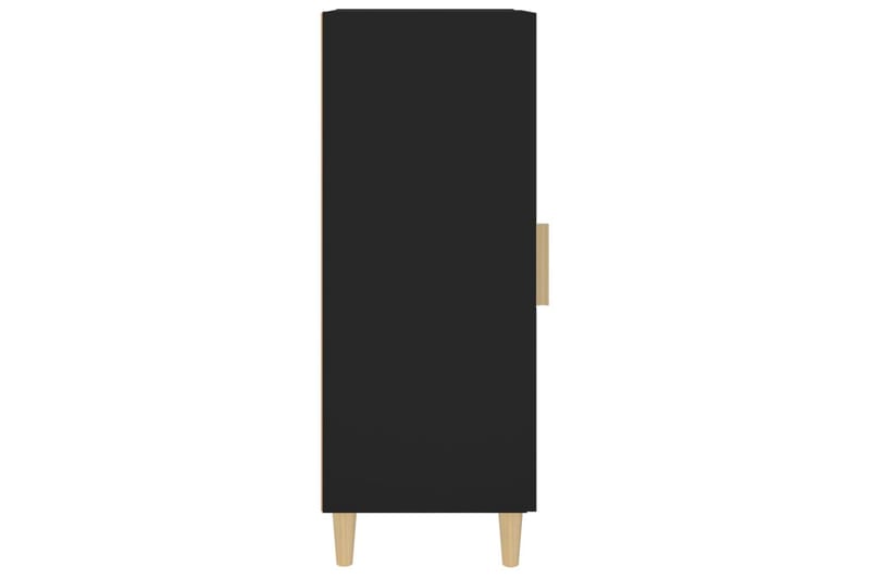 beBasic Skänk svart 34,5x34x90 cm konstruerat trä - Black - Förvaring - Förvaringsmöbler - Sideboard & skänk