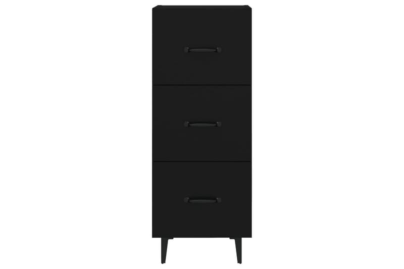 beBasic Skänk svart 34,5x34x90 cm konstruerat trä - Black - Förvaring - Förvaringsmöbler - Sideboard & skänk
