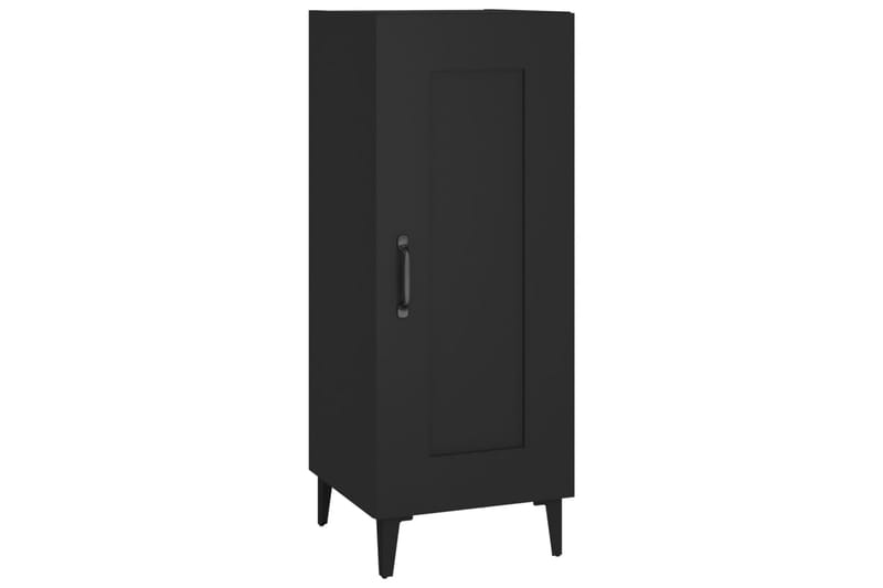 beBasic Skänk svart 34,5x34x90 cm konstruerat trä - Black - Förvaring - Förvaringsmöbler - Sideboard & skänk