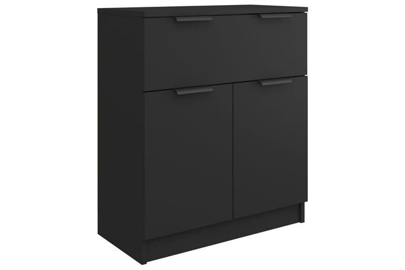 beBasic Skänk svart 60x30x70 cm konstruerat trä - Black - Förvaring - Förvaringsmöbler - Sideboard & skänk