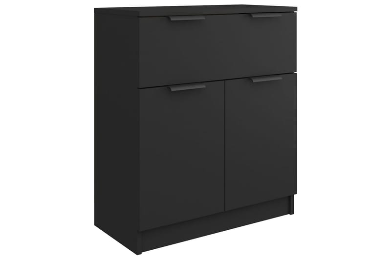 beBasic Skänk svart 60x30x70 cm konstruerat trä - Black - Sideboard & skänk